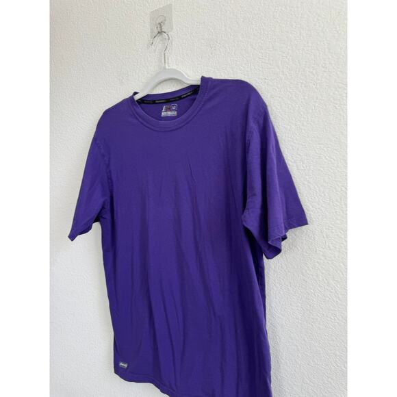 Men's Russell Purple Round Neck Short Sleeve T-Shirt Large - Picture 8 of 10